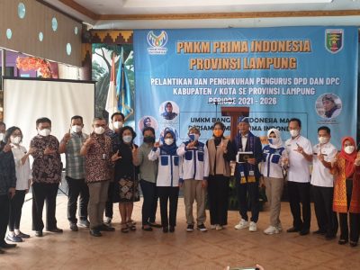 Ketua Umum DPP PMKM Prima Indonesia Melantik Kepengurusan DPD Lampung