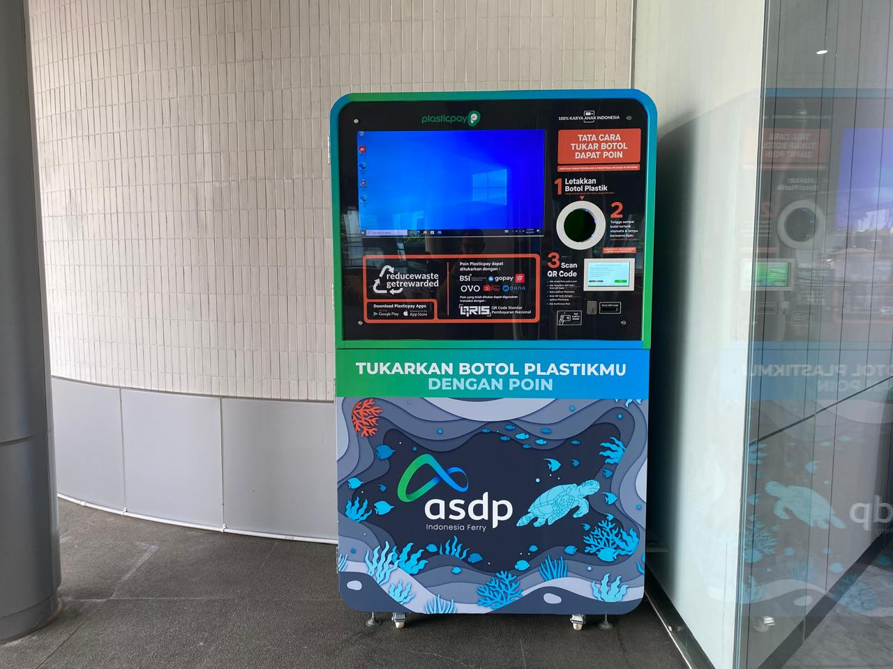 ASDP Gandeng Kementerian BUMN dan Kemenhub Kurangi Emisi Karbon 102 Ton Lewat RVM