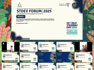 Kemenpar Gelar Diskusi STDEV Forum Series 1: Wujudkan Pariwisata Berkelanjutan