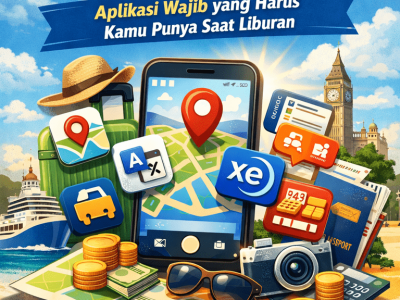 Traveling anti ribet dengan aplikasi terbaik! Temukan 7 aplikasi wajib untuk navigasi, booking, hingga atur budget saat liburan.