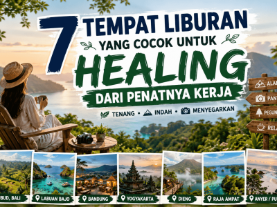 7 Tempat Liburan yang Cocok untuk Healing dari Penatnya Kerja 