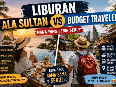 Liburan Ala Sultan vs Budget Traveler Mana yang Sebenarnya Lebih Seru