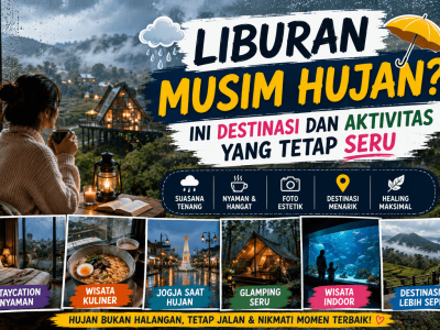 Liburan Musim Hujan Ini Destinasi dan Aktivitas yang Tetap Seru