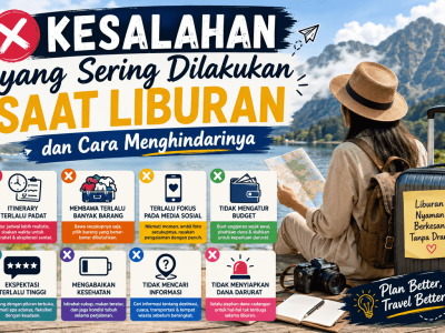 Kesalahan yang Sering Dilakukan Saat Liburan dan Cara Menghindarinya