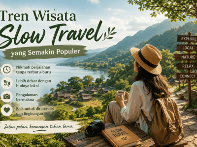 Wisata Slow Travel Tren Liburan Santai yang Semakin Populer